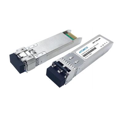 โมดูลรับส่งสัญญาณ SFP+ ไฟเบอร์มัลติโหมด 10Gb/s 10GBase-SR ระยะ 300 เมตร 850nm แบบ Duplex LC Connector รุ่น Oracle 530-4449-01 FTLX8574D3CV-SU