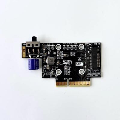 PCIe 5.0 x4 to M.2/M.3 NVMe SSD Adapter