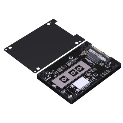 PCIe 4.0 U.3 SFF-TA-1001 to M.2 M-key NVMe SSD Adapter with AVX 0.022F Supercapacitor