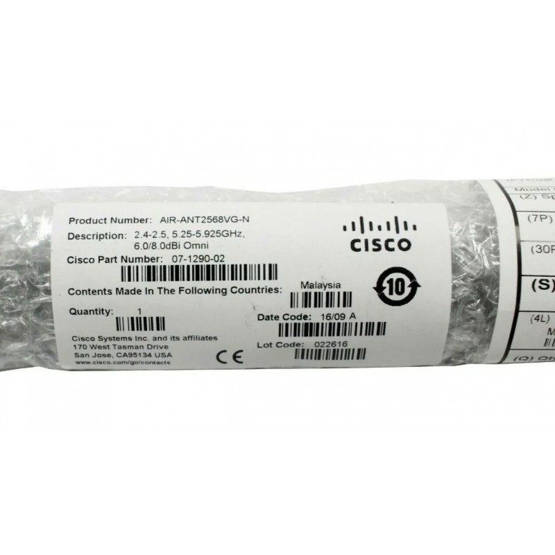 Genuine Cisco AIR-ANT2568VG-N