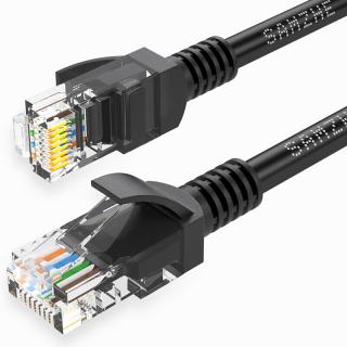 0.5m (1.6ft) Cat7 SFTP Double Shielded 10Gbps Ethernet Network Patch Cable,  Black