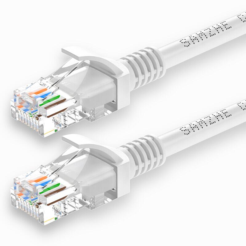 8m (26.2ft) Cat6 Snagless Unshielded (UTP) Ethernet Network Patch Cable,  White