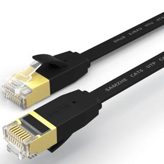 8m (26.2ft) Braided Cat8 SFTP Double Shielded 40Gbps Ethernet Network Patch  Cable, Black