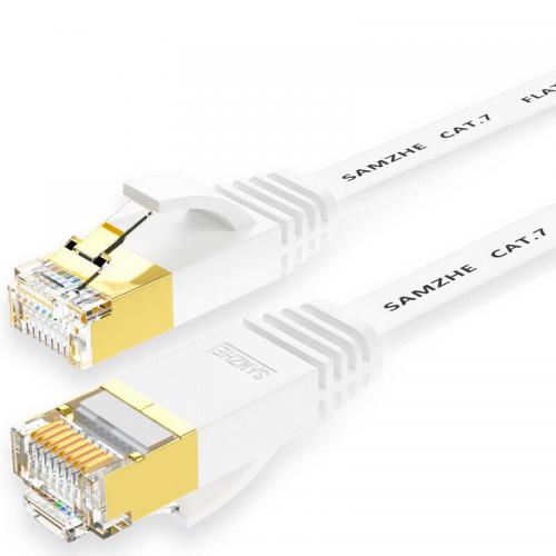Why is cat 7 cable flat?