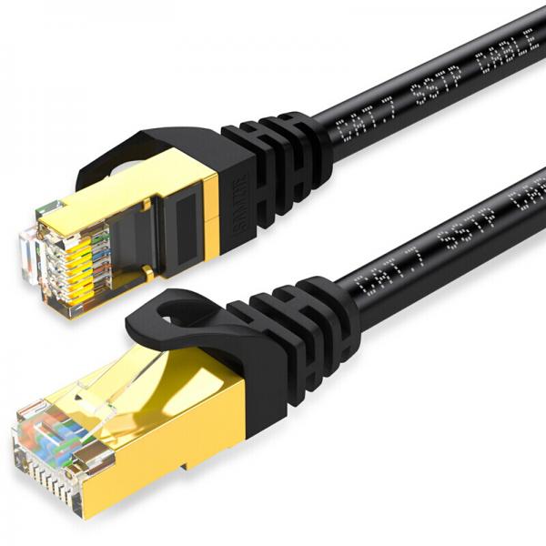 Short/Long External Network Ethernet Cable Cat5e Cat6 Cat7 RJ45 SSTP 10  Gigabit