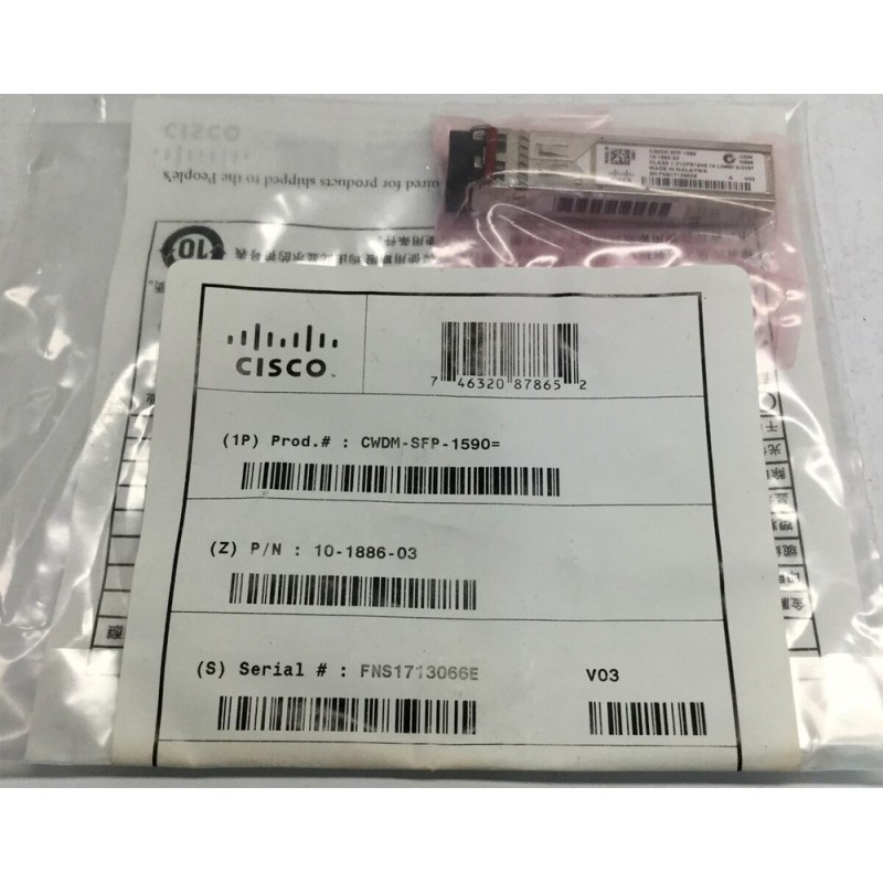 Genuine Cisco CWDM-SFP-1590