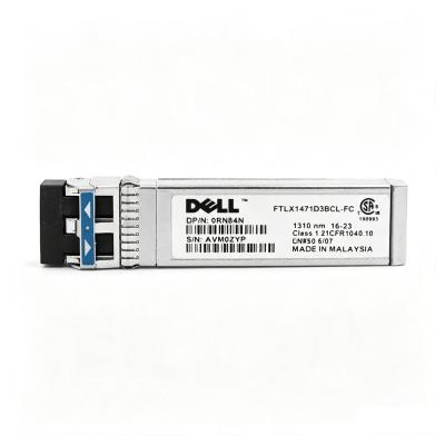 Dell FTLX1471D3BCL-FC 10 Gbps 10 GBase-LR SMF 10 km 1310 nm Duplex LC-kontakt SFP+ sändtagarmodul
