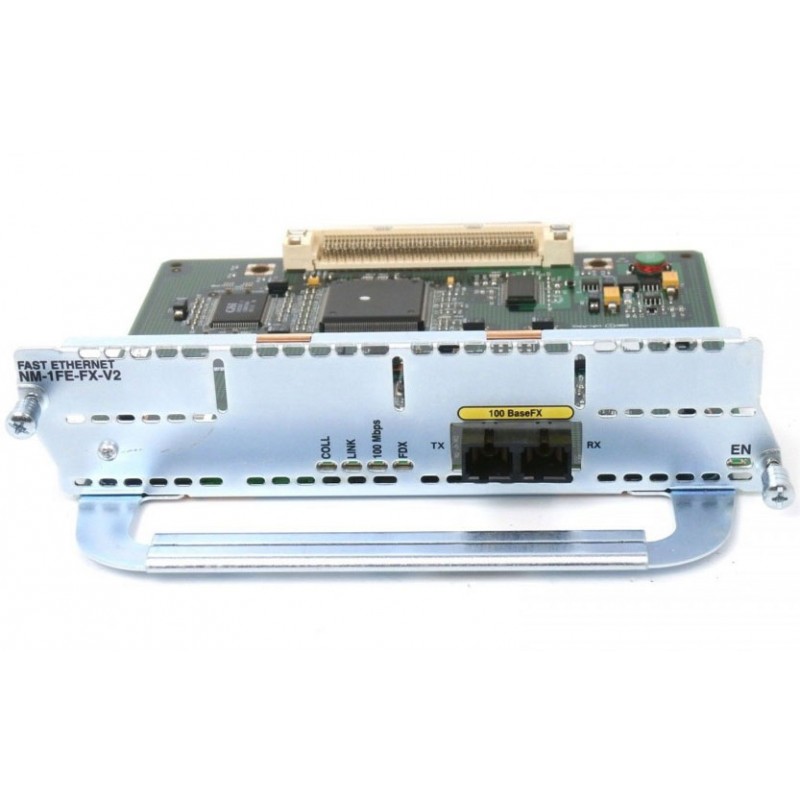 Cisco NM-1FE-FX-V2 1-port Fast Ethernet network module (100BASE-FX  interface), version 2