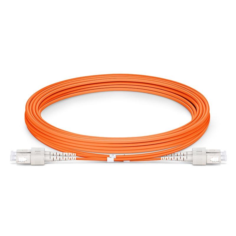 3m (9.8ft) 62.5/125 OM1 SC to SC UPC Duplex Cavo patch in fibra ottica  multimodale