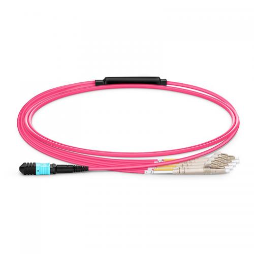 what are the three main parts of fiber optic cable