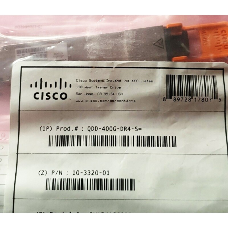 Genuine Cisco QDD-400G-DR4-S