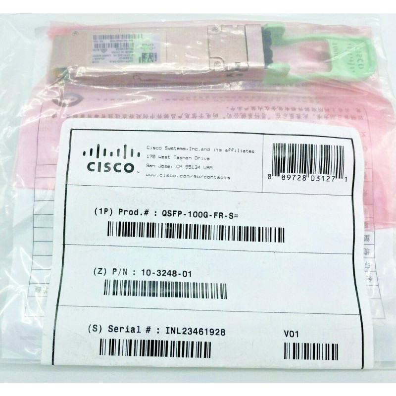 Genuine Cisco QSFP-100G-FR-S