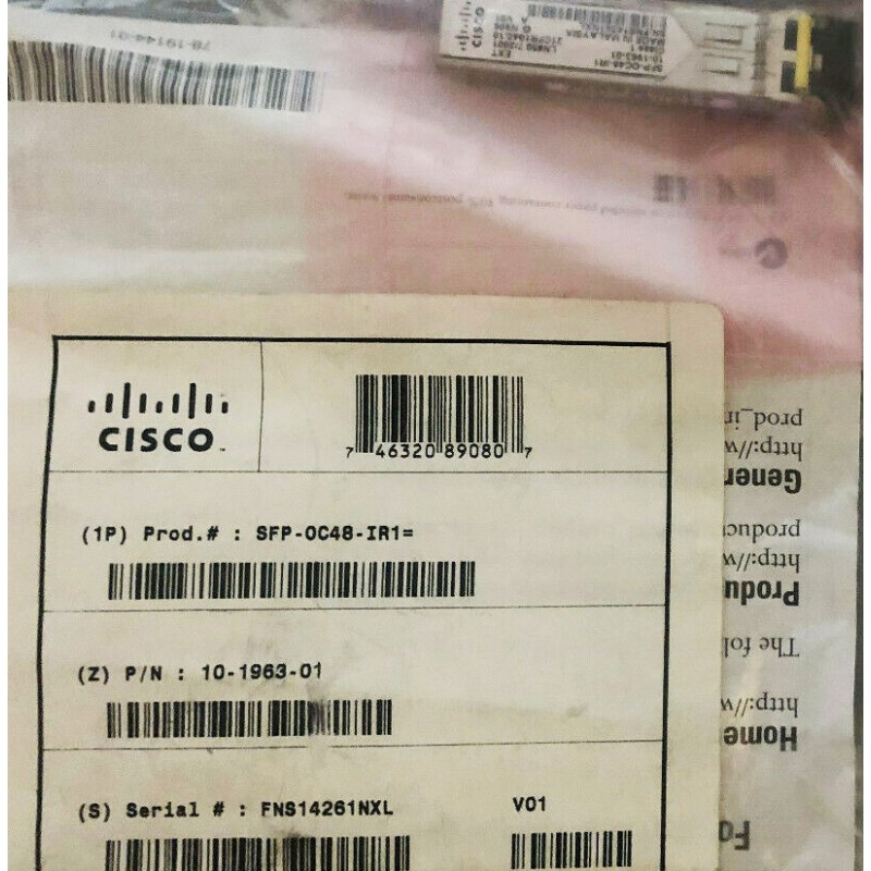 Genuine Cisco SFP-OC48-IR1