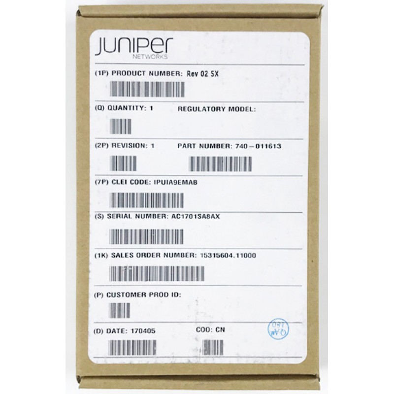 Genuine Juniper SRX-SFP-1GE-SX