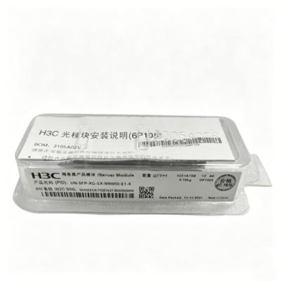 H3C UN-SFP-XG-SX-MM850-E1-X 0231A7QE 10GBASE-SR Monimuotoinen SFP+ kuitulähetin-vastaanotinmoduuli